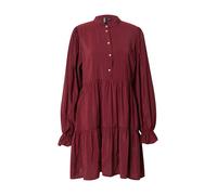 PIECES Robe-chemise 'PCNessa' lie de vin, Taille 34