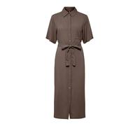 PIECES Robe-chemise 'PCPIA' chocolat, Taille 38
