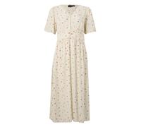 PIECES Robe-chemise 'PCTALA' jaune clair / vert foncé / rose / rouge orangé, Taille 44
