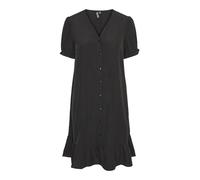 PIECES Robe-chemise 'SIENNA' noir, Taille 34