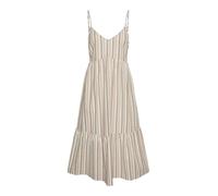 PIECES Robe d’été 'Aitlyn' beige / noisette / blanc, Taille 34