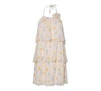 PIECES Robe de cocktail bleu clair / curry / olive / rose pastel, Taille 34