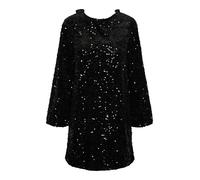 Vêtements Pieces Pckam Ls Deep Back Bow Dress Bc pour Femme XL Noir