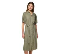 Pieces Robe Midi à Manches Courtes Pia
