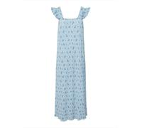 PIECES Robe 'PCFlora' bleu roi / bleu clair / sapin, Taille 34