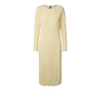 PIECES Robe 'PCFlora' crème / vert / blanc, Taille 38