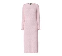 PIECES Robe 'PCFlora' rose / blanc, Taille 36