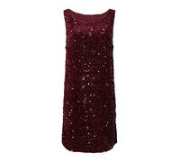 PIECES Robe 'PCKAM' lie de vin, Taille 40