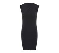 PIECES Robe Pcmadison SL Draped Dress Noos BC pour Femme, Noir, S