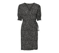 PIECES Robe 'Tala' noir / blanc, Taille 42