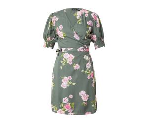 PIECES Robe 'TALA' kaki / pomme / rose clair / blanc, Taille 36