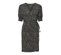 PIECES Robe 'Tala' noir / blanc, Taille 38