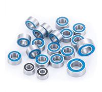 PièCes Roulement Rc Pour Axial Pour SCX24 Pour Deadbolt Pour Wrangler Pour Gladiator Pour Bronco 1/24 Échelle 20 Essieux Roue Métal Avec Roulements Étanches Caoutchouc Voitures RC