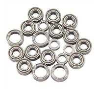 PièCes Roulement Rc Pour Tamiya Pour TT-01 TT01D TT01E TT01R DF02 1/10 Kit 20 Roulements Billes Voitures RC Pièces Rechange Accessoires Réparation Modèles Réduits L'échelle