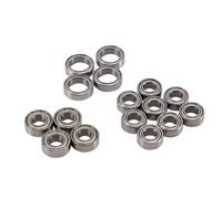 PièCes Roulement Rc Pour Tamiya Pour TT-02 TT02D TT-02D 1/10 Kit 16 Roulements Billes Voitures RC Pièces Accessoires Montage Modèles Réduits L'échelle