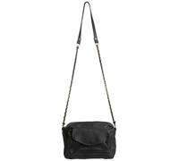 PIECES Pcnaina Leather Cross Over, Sacs bandoulière femme, Noir (Black), 5,5x14x20 cm (B x H T)