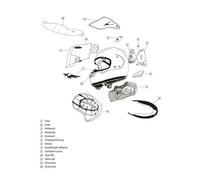 Pièces SAV ARAI Veuillez communiquer avec Notre Service après-Ventes pour connaître la pièce Correspondant à Vos Besoins.