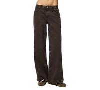 PIECES Jean 'PCSELMA' brun foncé, Taille 27 Longueur 30