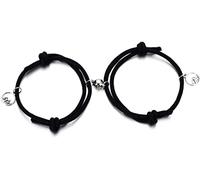 Pièces/Set Bracelet pour couples Bracelet pour couples avec cordon milanais avec