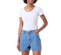 PIECES Short Pcsky Hw Rhinestone, Denim Bleu Moyen/détail : Strass, S Femme