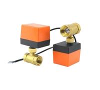 Pièces soupapes moteur 1/2 » 3/4 1 Robinet À Boisseau Sphérique Motorisé 2 Voies En Laiton Électrovanne Électrique Trois Fils Deux Commandes(12 V CC,3/4")