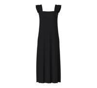 PIECES Strap Flounce Dress Pcflora Robe Flottante à Bretelles BC, Noir, S Femmes