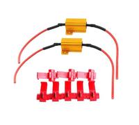 Pièces Support Montage Lumière Lot de 2 résistances anti-clignotement pour décodeur LED, 6 ohms, 25 W, bobinées, étanches Support de Phare