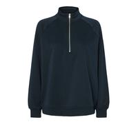 PIECES Sweat-shirt 'Chilli' bleu nuit / argent, Taille XS