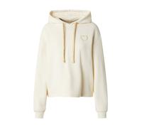 PIECES Femme Pcchilli Ls Heart Hoodie Noos BC Sweatshirt À Capuche, White Pepper, S EU