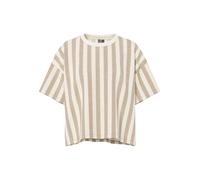 PIECES Sweat-shirt 'PCChilli' marron / blanc cassé, Taille XS