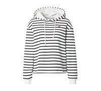 PIECES Sweat-shirt 'PCCHILLI' noir / blanc, Taille XS