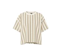 PIECES Sweat-shirt 'PCChilli' noisette / blanc cassé, Taille XS