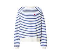 PIECES Sweat-shirt 'PCGreta' bleu foncé / rouge / blanc, Taille M