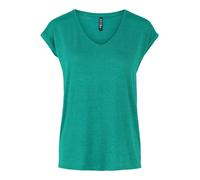 PIECES T-shirt 'Billo' bleu / vert, Taille M