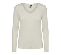 PIECES T-shirt 'BILLO' or / blanc naturel, Taille XL