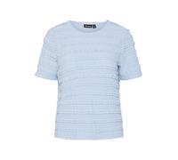 PIECES T-Shirt Pcanine SS à col Rond pour Femme, Bleu Ciel, XS