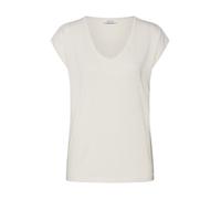 PIECES Pcbillo Tee Lurex Stripes Noos Femme T-Shirt, Blanc (Bright White Detail:gold Lurex), S