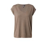 PIECES Pcbillo Tee Stripes Noos BC T-Shirt, Morel/détail : Lurex doré, XL Femme