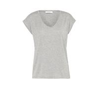 PIECES Pcbillo Tee Lurex Stripes Noos Femme T-shirt, Gris (Light Grey Melange Detail:lurex Grey), XS