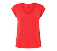PIECES T-shirt 'PCBillo' rouge, Taille M