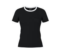 PIECES T-shirt 'PCMay' noir / blanc, Taille L