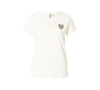 PIECES T-shirt 'PCNEW BILLY' jaune d'or / noir / blanc, Taille XS