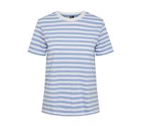 PIECES T-shirt 'PCRia' bleu clair / blanc, Taille XXL