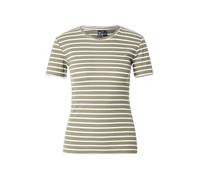 PIECES T-shirt 'PCRUKA' kaki / blanc, Taille M