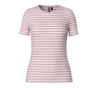 PIECES T-shirt 'PCRuka' rose / blanc, Taille XS