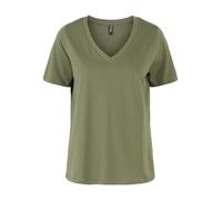 Pieces PCRIA SS T-Shirt à col en V Solid Tee Noos BC pour Femme Vert Clair Taille M