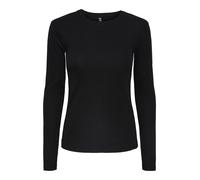 PIECES Pcruka Ls Top Noos Bc Femme T-shirt à manches longues, Noir, XS