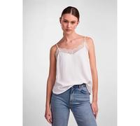 Pieces T-shirt Sans Manches Pctiffany Strap Lace