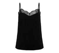 Pieces Haut en dentelle à bretelles Pctiffany pour femme Noir Taille S
