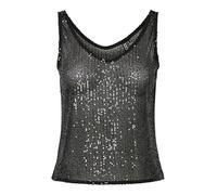 PIECES Tank Top Pcjack SL Sequins JRS Pwp Débardeur, Noir, L Femmes